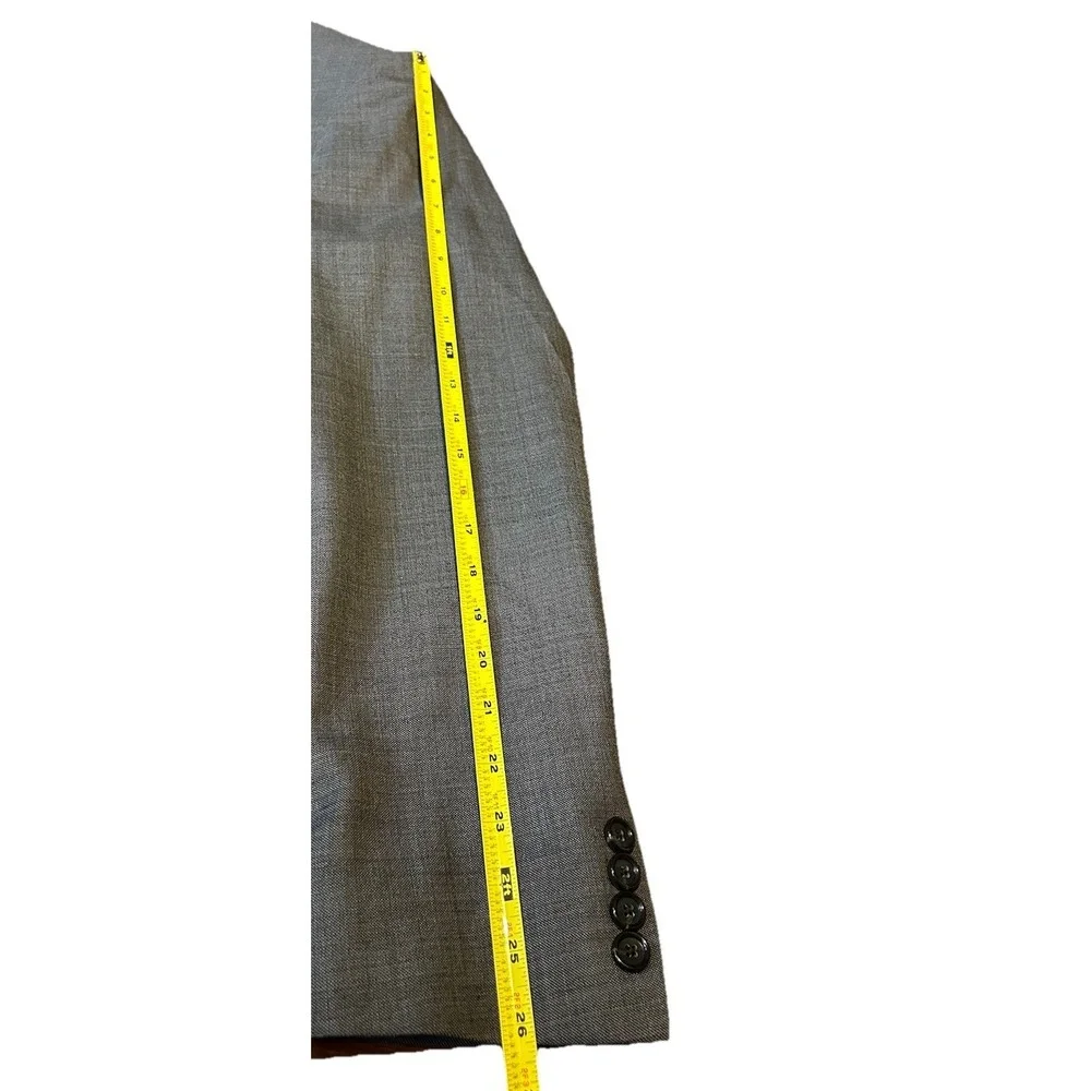 J Crew Sport Coat‎ Mens 40 L Slim Ludlow Gray 4 Season Wool Blazer Jacket